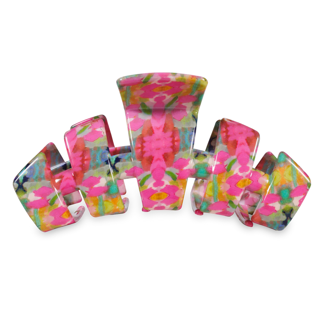 Large Teleties Hair Clip - Fuchsia Dream
