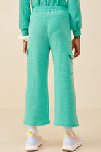 Load image into Gallery viewer, French Terry Cargo Girl&#39;s Pants - Green