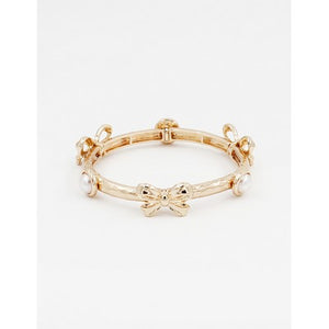 Meghan Browne Gilda Bracelet - Gold Pearl