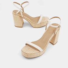 Load image into Gallery viewer, Shu Shop Gretchen Heels - Bone