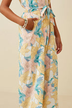 Load image into Gallery viewer, Springtime Floral Girl&#39;s Jumpsuit