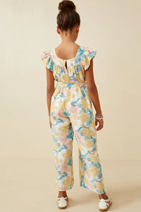 Springtime Floral Girl's Jumpsuit