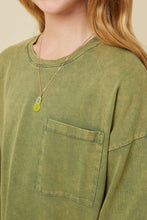 Load image into Gallery viewer, Mommy &amp; Me Washed Long Sleeve Tee - Olive Green