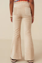 Load image into Gallery viewer, Beige Pleated Corduroy Girl&#39;s Pants