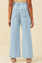 Load image into Gallery viewer, Wild &amp; Free Girl&#39;s Wide Leg Denim Pants