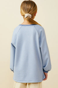 Minnie Striped Girl's Tee - Blue