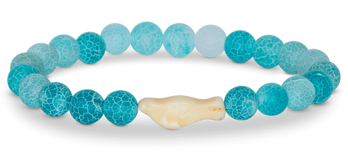 Fahlo Glide Seal Tracking Bracelet - Aqua Blue