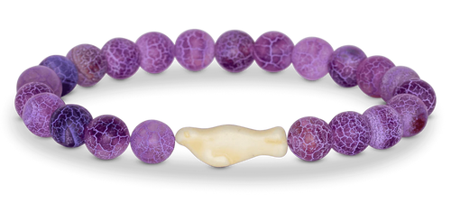 Fahlo Glide Seal Tracking Bracelet - Coral Reef Violet