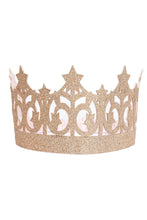 Load image into Gallery viewer, Gold Glitter Crown