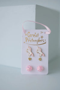 Boutique Unicorn Stud Earring Set