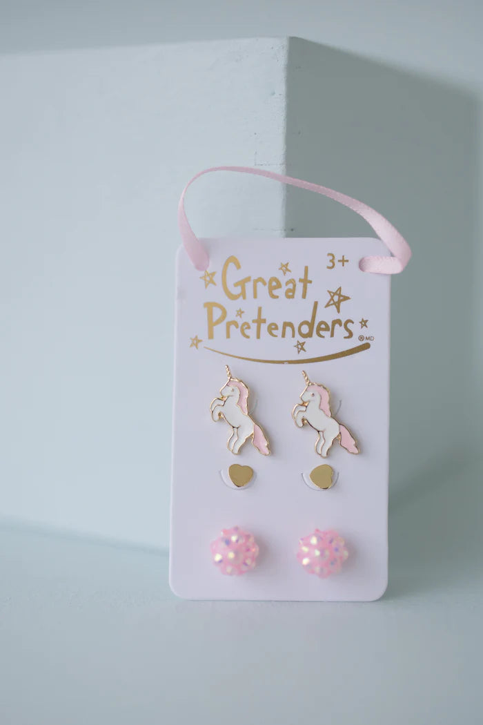 Boutique Unicorn Stud Earring Set