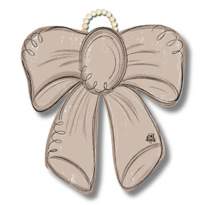 DK Designs Door Hanger - Tan Bow