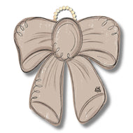 DK Designs Door Hanger - Tan Bow