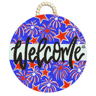 DK Designs Door Hanger - Fireworks Door Hanger