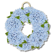DK Designs Door Hanger - Hydrangea Wreath
