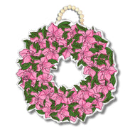 DK Designs Door Hanger - Azalea Wreath