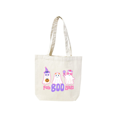 Viv & Lou Fab-BOO-Lous Small Canvas Tote