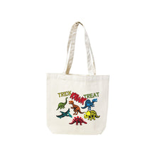 Load image into Gallery viewer, Viv &amp; Lou Trick RAWR Treat Small Canvas Tote