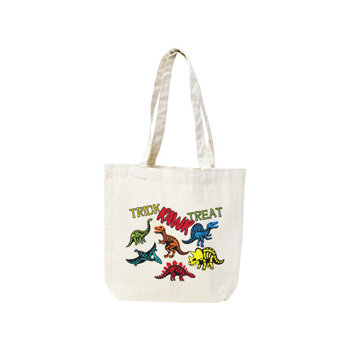 Viv & Lou Trick RAWR Treat Small Canvas Tote