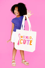 Load image into Gallery viewer, Viv &amp; Lou Wicked Cute Small Canvas Tote