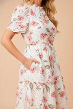 Load image into Gallery viewer, Alice Floral Lace Dress - Off White