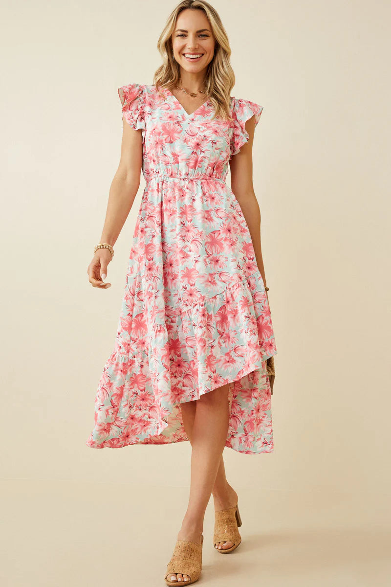 Sutton Floral Midi Dress