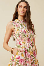 Load image into Gallery viewer, Floral Smocked Maxi Dress