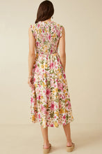 Load image into Gallery viewer, Floral Smocked Maxi Dress