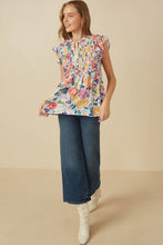 Load image into Gallery viewer, The Peony Smocked Floral Top