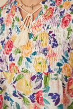 Load image into Gallery viewer, The Peony Smocked Floral Top