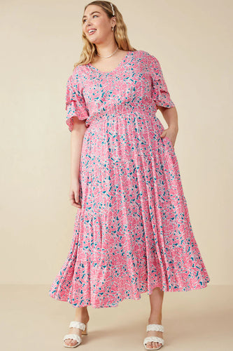 Janie Floral Midi Dress