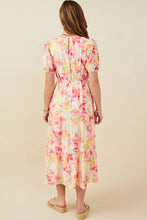 Load image into Gallery viewer, Whitney Watercolor Floral Dress