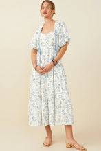Load image into Gallery viewer, Sophia Floral Bow Dress - Blue Mix