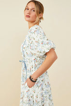 Load image into Gallery viewer, Sophia Floral Bow Dress - Blue Mix