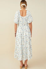 Load image into Gallery viewer, Sophia Floral Bow Dress - Blue Mix