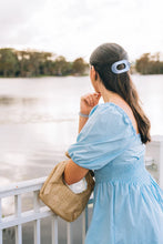 Load image into Gallery viewer, Small Teleties Flat Round Hair Clip - Hampton Bay