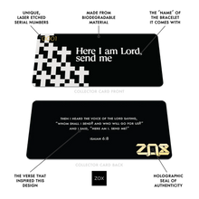 Load image into Gallery viewer, Interactive Bible Verse Bracelets - Here I Am Lord, Send Me
