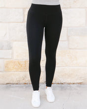 Load image into Gallery viewer, Grace &amp; Lace High-Rise Perfect Fit Leggings - Black