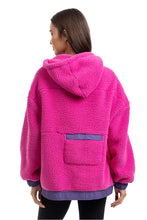 Load image into Gallery viewer, Sherpa Fleece Pullover - Hot Pink