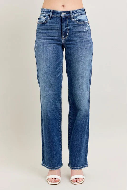 Judy Blue HW 90's Straight Leg Jean