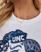 Load image into Gallery viewer, North Carolina College Vault Stud &amp; Necklace Set - Gold