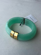 Statement Bangle Bracelet - Green