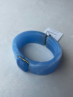 Statement Bangle Bracelet - Blue
