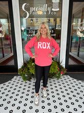 Load image into Gallery viewer, Codeword Comfort Color Watermelon Long Sleeve Tee - &quot;ROX&quot;