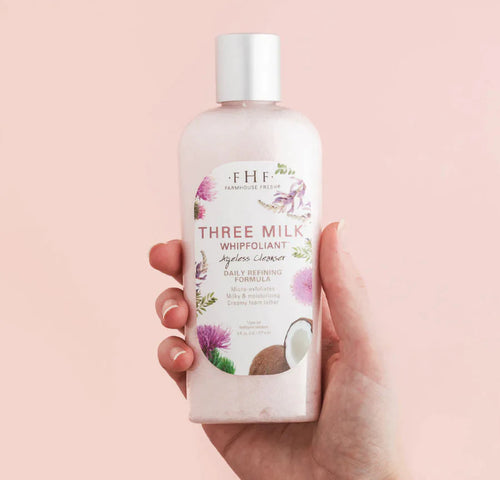 FarmHouse Fresh Three Milk Whipfoliant Cleanser 6oz.