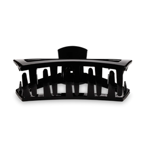 Small Teleties Open Hair Clip - Jet Black