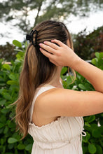 Load image into Gallery viewer, Small Teleties Open Hair Clip - Jet Black