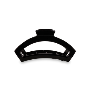 Small Teleties Open Hair Clip - Jet Black