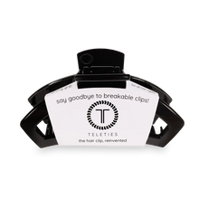 Load image into Gallery viewer, Small Teleties Open Hair Clip - Jet Black