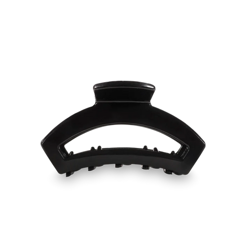 Tiny Teleties Open Hair Clip - Jet Black